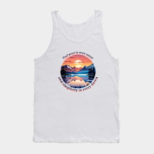 Peaceful nature Tank Top